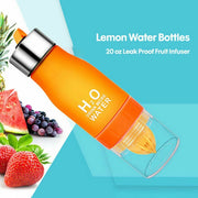 Water Bottle H2O Fruit Infuser Drink Outdoor Sport 20 oz