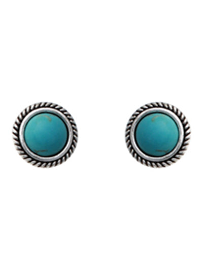 Women Fashion Turquoise Earrings, Stud Turquoise Statement Earring Set
