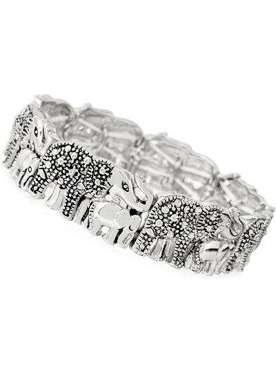 Womens Fashion Elephant Stretch Bracelet, Gift for Her, Elephant Bracelet, Ethnic Adjustable Bracelet, Gift for Her, Gift for Mom, Soror Gift