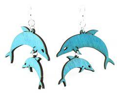 Womens Fashion Dolphin Earrings Set, Gift for Her, Sea Life Jewelry