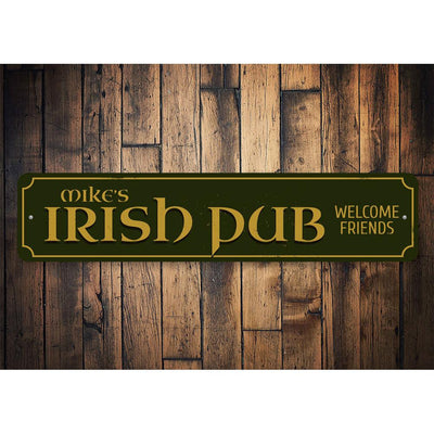 Irish Pub Welcome Sign