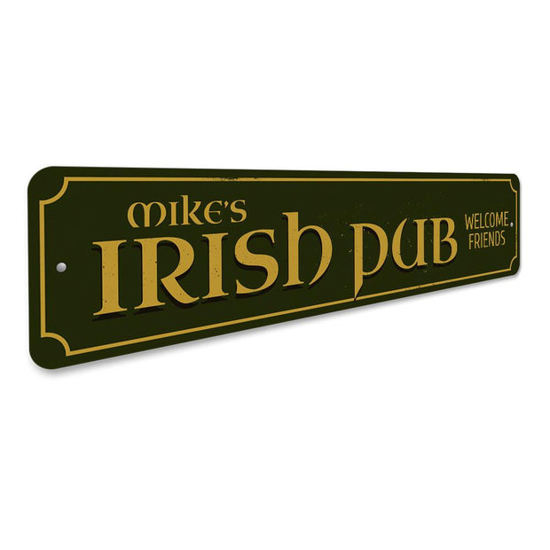 Irish Pub Welcome Sign