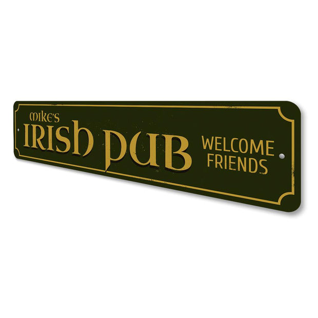 Irish Pub Welcome Sign