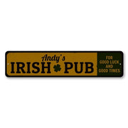 Irish Pub Shamrock Sign Home Decor Painting St Patricks Day