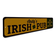 Irish Pub Shamrock Sign Home Decor Painting St Patricks Day