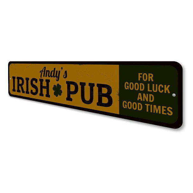 Irish Pub Shamrock Sign Home Decor Painting St Patricks Day