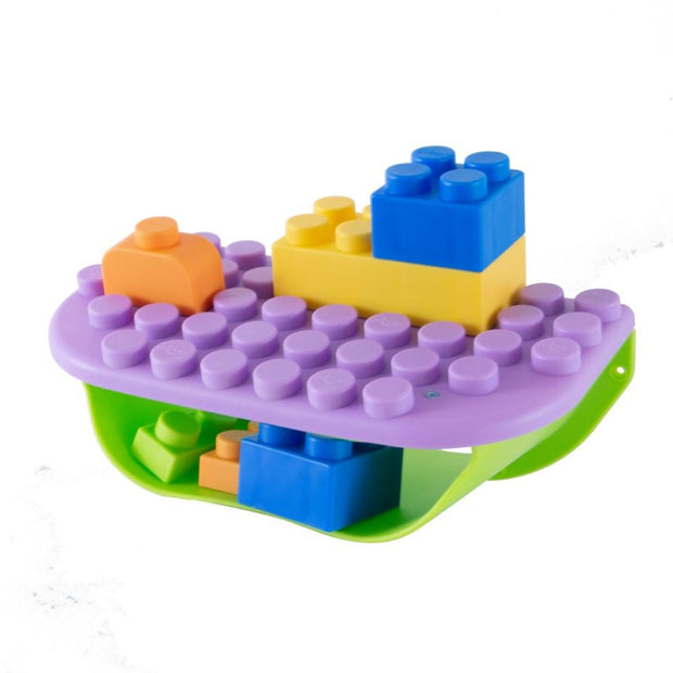 UNiPLAY Soft Building Blocks Storage Shelf Purple