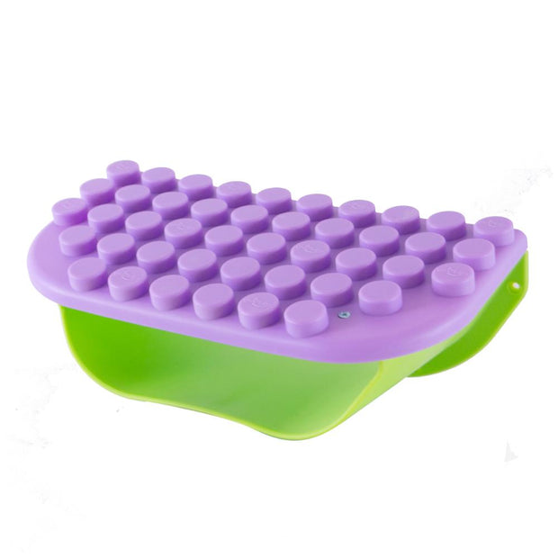 UNiPLAY Soft Building Blocks Storage Shelf Purple